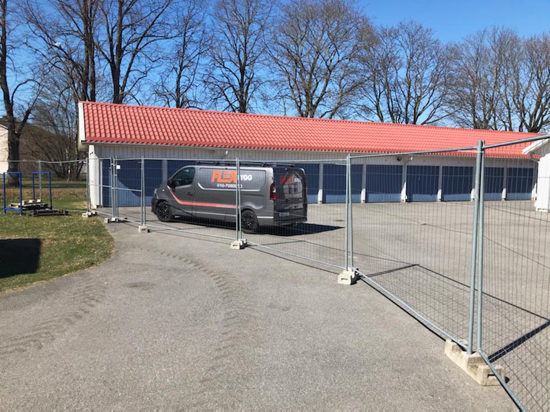 Etablering av byggplats i Ljungby