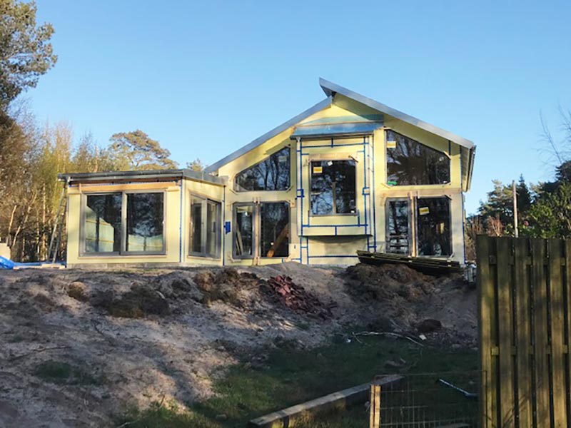 Om- och tillbyggnad i Båstad